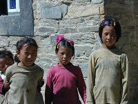 Tibetan children at the monastery.
